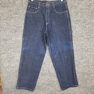 VTG South Pole Jeans‎ Mens 34X32 Blue Denim Carpenter Baggy Skater Y2K Hip Hop